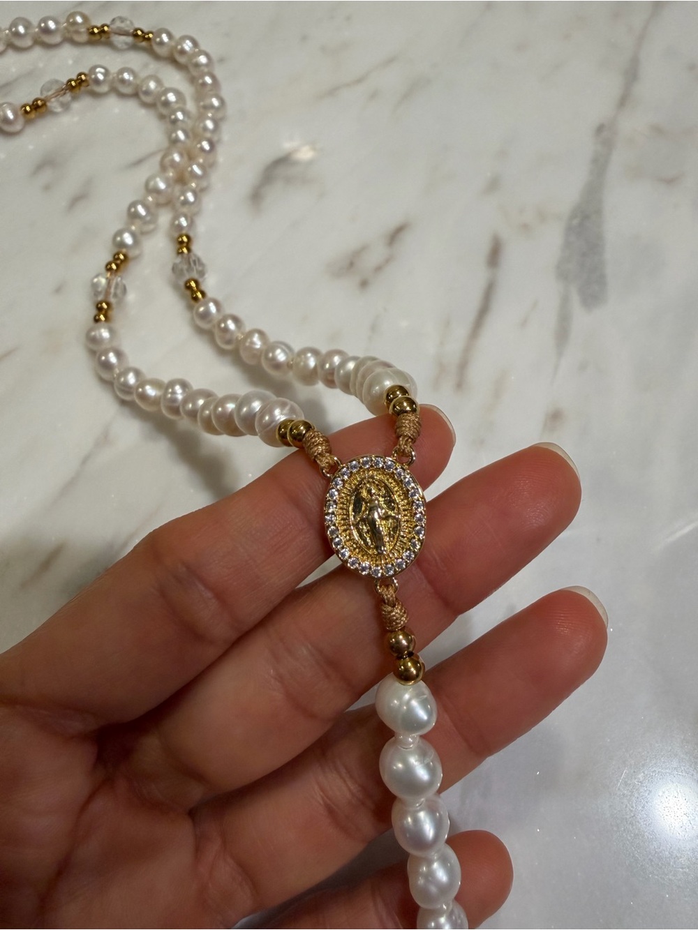 Fresh Water Pearls Rosary